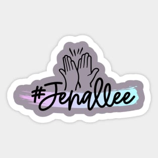 Jenallee Color Swoosh Sticker